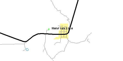 Map of Henrieville, UT