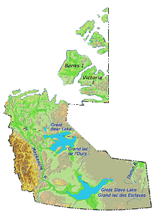 Northwest Territories Map