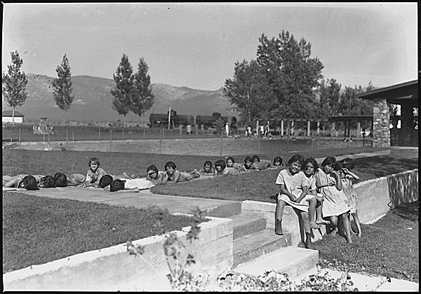 Children at Stewart Indian School