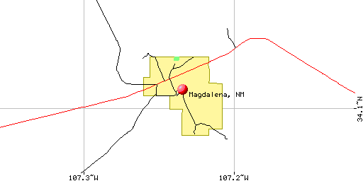 map of Magdalena